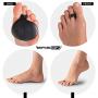 Brison Health Metatarsal Pads of Foot Cushions - Soft Gel Ball of Foot Pads Inserts Callus Metatarsal Foot Pain Relief Bunion Forefoot Cushioning Relief Foot Men and Women 2 Pairs (Black)