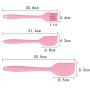 Gwjs Silicone Kitchenware, Nonstick Spatula Silicone Spatula Set Kitchen Gadget Kitchen Tools-six-piece Set 29.6cm(11.6inch)