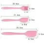 Gwjs Silicone Kitchenware, Nonstick Spatula Silicone Spatula Set Kitchen Gadget Kitchen Tools-six-piece Set 29.6cm(11.6inch)