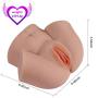 CMCL Girls Generation Buttocks,Dual Useass Device Medical Silicone Male Toys 22179Cm (Confidential Packaging)