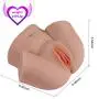 CMCL Girls Generation Buttocks,Dual Useass Device Medical Silicone Male Toys 22179Cm (Confidential Packaging)