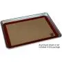 Silicone Baking Mat - Set of 2 Half Sheet (Thick & Large 11 5/8" x 16 1/2") - Non Stick Silicon Liner for Bake Pans & Rolling - Macaron/Pastry/Cookie/Bun/Bread Making - Professional Grade Nonstick