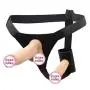 Lesbian Strapon, Double Dildo Strap on Harness, Super Soft Silicone Dong, Realistic Penis, Sex Toys for Woman