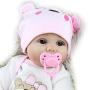 CHAREX Reborn Baby Dolls Lucy, 22 inch Realistic Girl Doll, Lifelike Soft Vinyl Weighted Gift Set