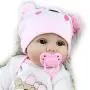 CHAREX Reborn Baby Dolls Lucy, 22 inch Realistic Girl Doll, Lifelike Soft Vinyl Weighted Gift Set