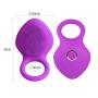 Romi Vibrating Rechargeable Waterproof Lock Fine Ring For Men and Women Couples Sharing Orgasm Stimulate The Clitoris And Vagina Massage Sex Toys