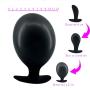 Flosky Silicone Expand Inflatable Amal Plug Body Safe Medical Grade Waterproof Toy for Male Female and Beginners