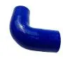 I33T 90-Deg Elbow Coupler 3-Ply Silicone Hose Intercooler Tube Pipe Racing Universal Inner Diameter 2.0 Inch Leg Length 4 Inch Blue