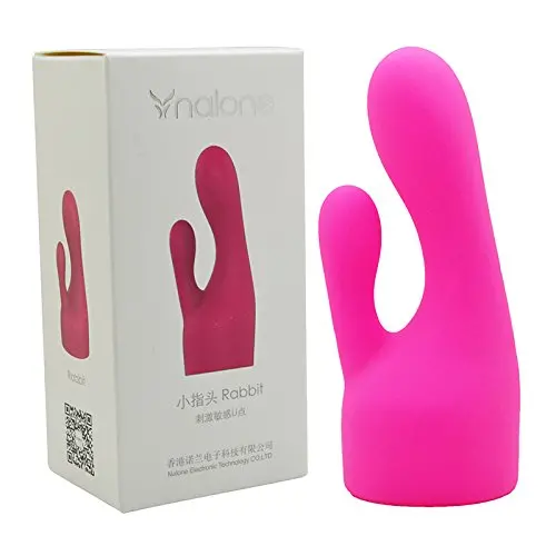 Gigamax- Rabbit Silicone Waterproof Headgear Magic Wand Attachment for Magic AV Wand Massager, Adult Toys for Women