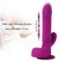 Tight Design Telescopic Rechargeable Suction Cup Wireless Massager Multi Speeds Full Body Massage Waterproof Silicone Toy