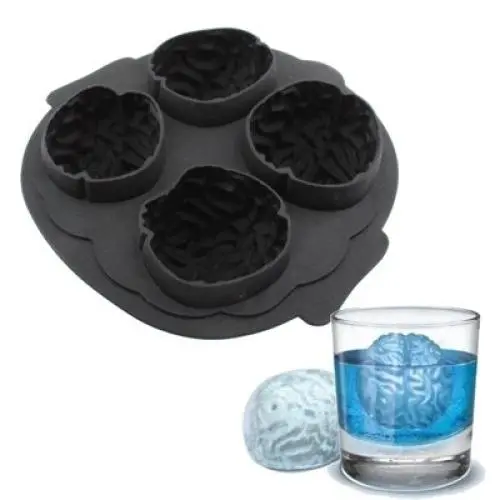 Kitchen Supplies Kitchenware Silicone Brain Freeze Shaped Ice Cube Tray Tool Accessories