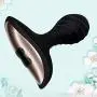 a-YUEYUE Silicone Multispeed Amal Plug G-spotte Massager Rechargeable for Women Men