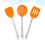 UPKOCH 1 Set Silicone Heat-Resistant Cooking Utensils Non-Stick Kitchenware with Metal Handle