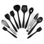 JunbosiKitchenware Silicone Kitchenware Set Cooking Spoon Shovel 10 Piece Set Baking BBQ Cooking Shovel Spoon Kitchenware