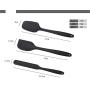 Kitchen tools BBQ brush set silicone kitchenware set of 6 baking tools heat-resistant shovel kitchen cooking, baking and blending appliances (red)