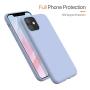 Silicone Phone Case compatiable with iPhone 11 2019, Ultra Thin & Full Body Protective No Dust Attractive Soft Cover 6.1 Liquid Rubber Cases for Apple with Lining Fiber