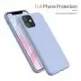 Silicone Phone Case compatiable with iPhone 11 2019, Ultra Thin & Full Body Protective No Dust Attractive Soft Cover 6.1 Liquid Rubber Cases for Apple with Lining Fiber