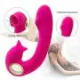 Powerful 7 Sucking Toys, Waterproof Handheld Wand Massager with Heating, Medical Silicone,USB Rechargeable