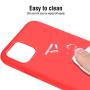 TOZO for iPhone 11 Pro Case 5.8 Inch (2019) Liquid Silicone Gel Rubber Shockproof Shell Ultra-Thin [Slim Fit] Soft 4 Side Full Protection Cover for iPhone 11 Pro with [Red]