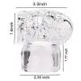 Massager Attachments, Massager Accessories Attachment Silicone- Two Different Styles (Clear)