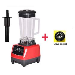 2200W 3Hp 2L G5200 High Power Commercial Home Professional Smoothies Power Blender Food Mixer Juicer Fruit Processor,Red Extra Driver,Uk Plug