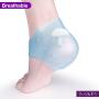 SMATIS Heel Cups, 2PCS Heel Cushion Gel Heel Protector for Plantar Fasciitis Achilles Tendonitis Bone Spur Aching Feet Relieve Pain