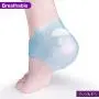 SMATIS Heel Cups, 2PCS Heel Cushion Gel Heel Protector for Plantar Fasciitis Achilles Tendonitis Bone Spur Aching Feet Relieve Pain