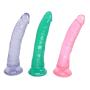 JHKJDF Bright Colors 21cm Realistic Soft-D?ld? Women Massager Mini Lifelike Tools Adult Sexfun Toy Can Be Carried Anywhere (Color : Pink)