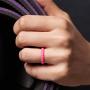 ThunderFit Womens Thin Swivel Rings, 10 Rings / 8 Rings / 4 Rings / 1 Ring - Stackable Silicone Wedding Rings - 2.5mm Wide - 2mm Thick