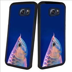 Samsung Galaxy S6 Case, Arowana Shock-Absorption TPU Rubber Bumper Samsung Galaxy S6 Case, Ultra Thin Slim Protective Cover for Samsung Galaxy S6-Black