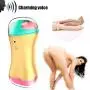 ANJELILA Pure Medical Silicone Tight Design Real Silicone Soft Pussy Vágǐnal Cup Maiden Artificial Vágǐna Oral Throat Su*ck*ing Blowjob Male Mastur**bator Sexcv-Toys for Man Silicone Toy