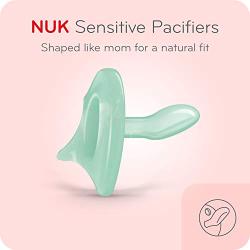 NUK Sensitive Orthodontic Pacifiers, Boy, 6-18 Months (2 Count)