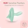 NUK Sensitive Orthodontic Pacifiers, Girl, 0-6 Months (2 Count)