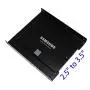 SSD Mounting Bracket, SNANSHI SSD Bracket 2.5 to 3.5 Adapter SSD HDD Metal Mounting Bracket Adapter Hard Drive Holder for PC SSD (Pack of 2)