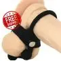Stretchy Weighted Silicone Ball Spreader with Ring Toy for Male Btime2867