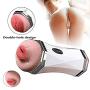 CHENWEIYAA Male Realistic Pussycats Sucking Cup,Adjustable Pòckèt Pùssèys Hands Free Grade Silicon Màlè Stròkè Toys With Sùctì-on Cùp Pleasure Best Gift For Couple Or Solo Play, Bùllèt Adùllt Toys For
