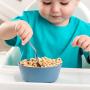 WEESPROUT Bamboo Toddler Bowls - 4 pc Set (10 fl oz) - The Best Premium Eco Friendly, Non Toxic, Bamboo Bowls for Kids - Dishwasher Safe - Natural BPA Free Non Toxic Baby Bowls