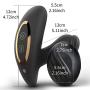 ZYYSQ Cordless Rod Massage Happy Toy Silicone 7 Strong Vǐbration, Wireless Handheld Body Massage Happy Toy Charging Waterproof T-Shirt ZYYSQ