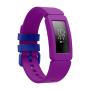 GOSETH Compatible with Fitbit Ace 2 Bands for Kids 6+, Replacement Silicone Accessories Bracelet for Fitbit Ace 2 Fitness Tracker(Black+Purple+Red)