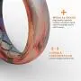 Groove Life - Silicone Ring for Men and Women Wedding Rubber Band with Lifetime Coverage, Breathable Grooves, Comfort Fit, and Durability - Thin Aspire
