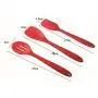 ALLCIAA Silicone Kitchenware 10 Piece Non-stick Pan Set Eco-friendly Kitchen Tools Baking Utensils Kitchen Appliances Silicone Kitchenware (Color : Red)