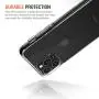 Trianium Clarium Series Designed for Apple iPhone 11 Pro Case (2019, 5.8"), TPU Cushion Frame Protection Case and Hybrid Rigid Backing Cover (Work with Most Screen Protector) - Clear