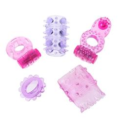 Meimei367 5in1 Silicone [Lockin Ring Set Multifunctional Toy for Mans #1