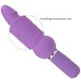 LILER Universal Vibrating Vibrator Dildo,10-Frequency Vibration Waterproof Silicone Vibrator Dildo with Vivid Prominent Veins for Women’s Masturbation and Massage, G-Spot Stimulation, 8.5 Inches Adult’s Sex Toy (Purple)