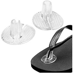 3Pairs Soft Silicone Flip Gel Cushions Pad Toe Protectors for Thong Sandal Flip Flop Gel Inserts Guards Insoles Shoes Grip Pads (Style 2)