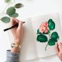 Haveda Leather Bands Compatible for Apple Watch 40mm 38mm 44mm 42mm, iWatch Series 5, Series4, Series 3/2/1, Women Printed Apple Watch 38mm Band Slim Feminine Breathable Floral Wristband