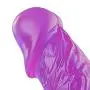 HYLHYL3-F Perfect Size Super Soft Waterproof Portable Simulated Toy Medical-Grade Stick Insert Wand Purple PVC Material (23cm/9.1in)