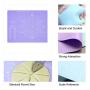 Reusable Silicone Mat Non Stick - Kitchenware Kneading Pastry Pad for Dough Rolling Fondant Pie Pizza Cake Baking Sheet Cooking Tools Purple