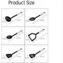 Silicone Kitchenware Set Cooking Spoon Shovel Kitchen Tools Kitchen Accessories Silver 1030cm