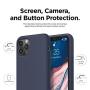 elago iPhone 11 Pro Silicone Case |Jean Indigo| - Premium Liquid Silicone, Raised Lip (Screen & Camera Protection), 3 Layer Structure, Full Body Protection, Flexible Bottom